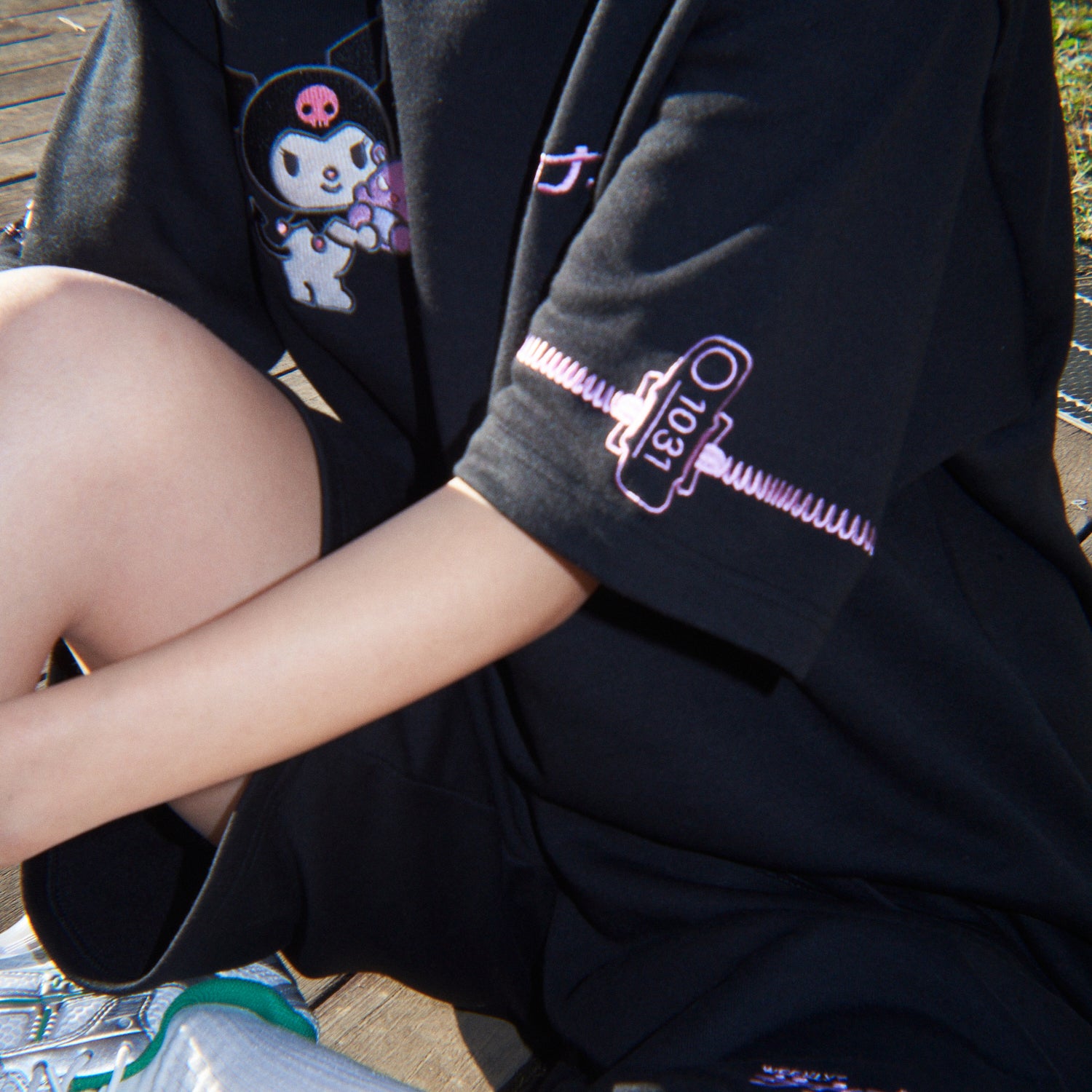 クロミロッカーキー半袖スウェットセットアップ