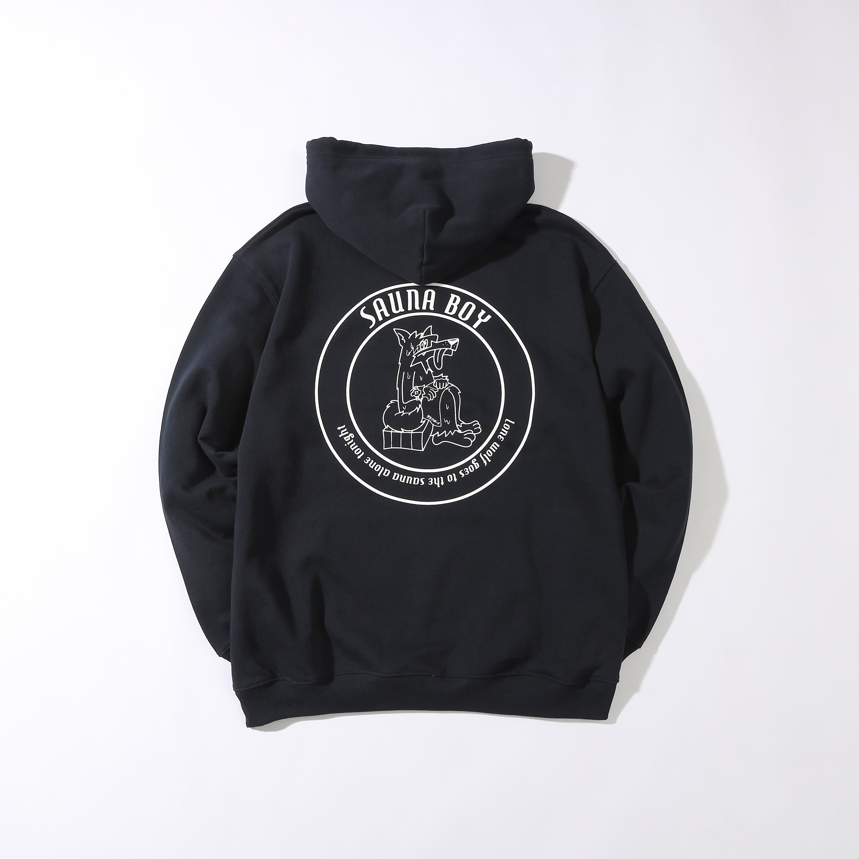 サウナオオカミスウェットパーカー