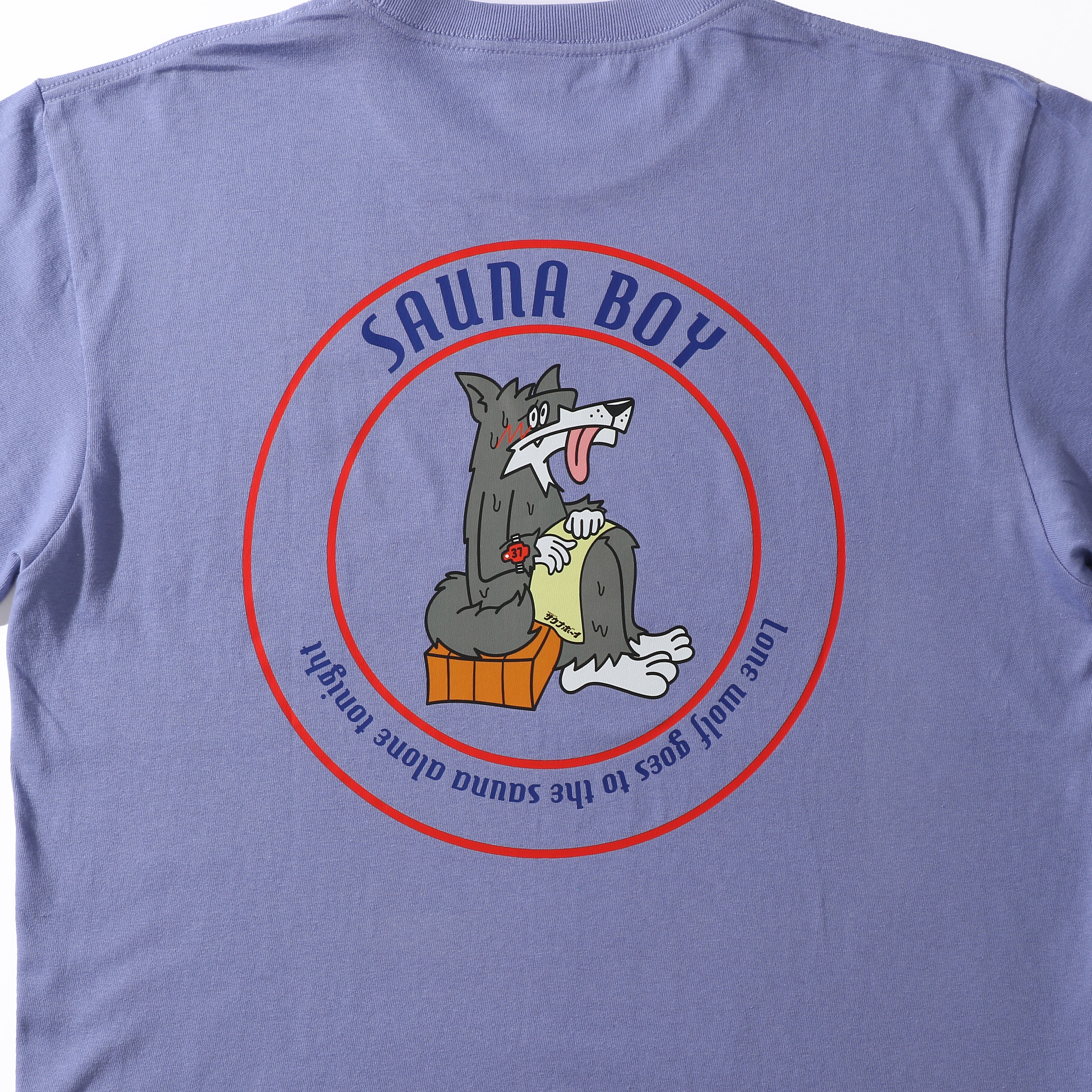 サウナオオカミ 長袖Tシャツ