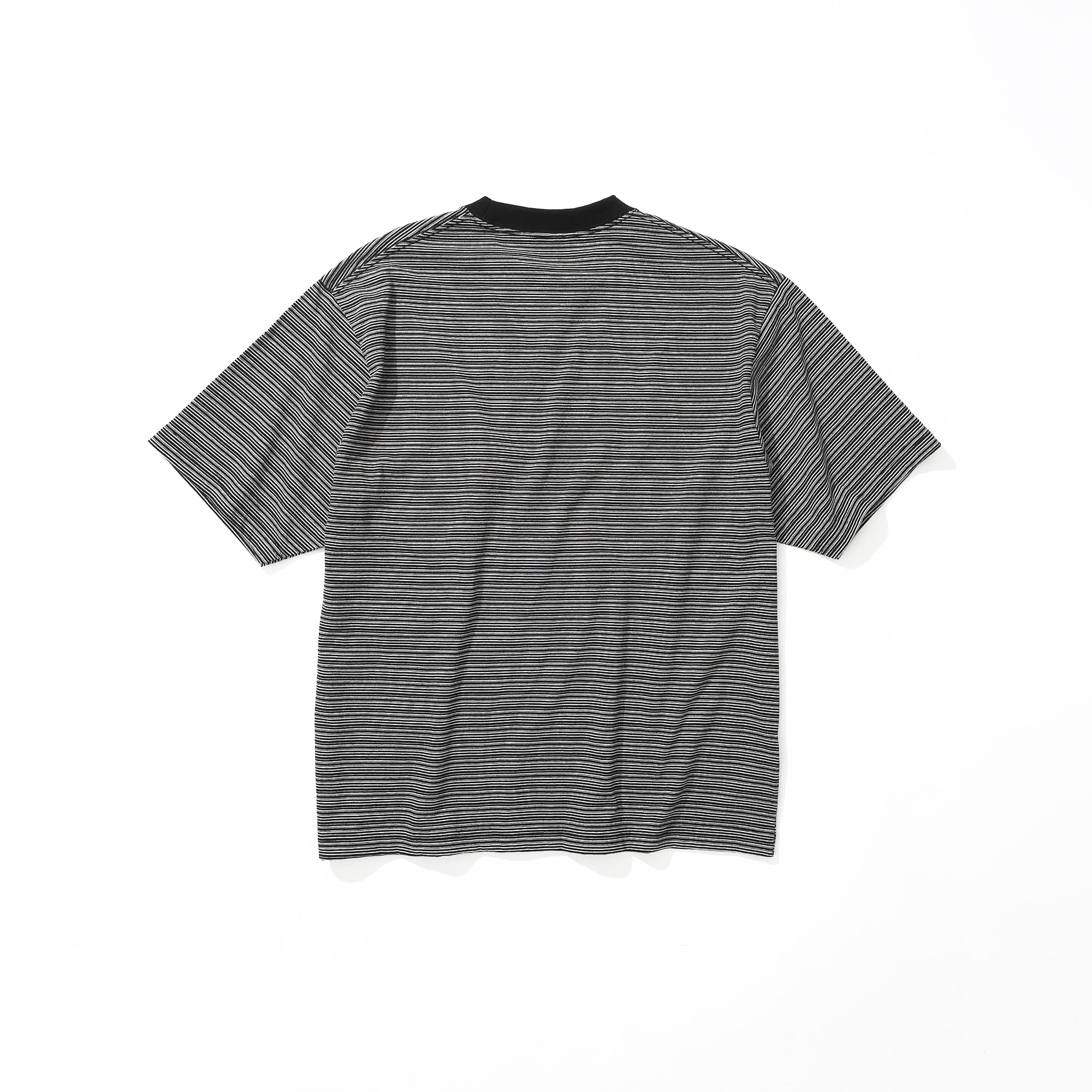 【セール】ロゴ ボーダー半袖ビッグシルエットTシャツ