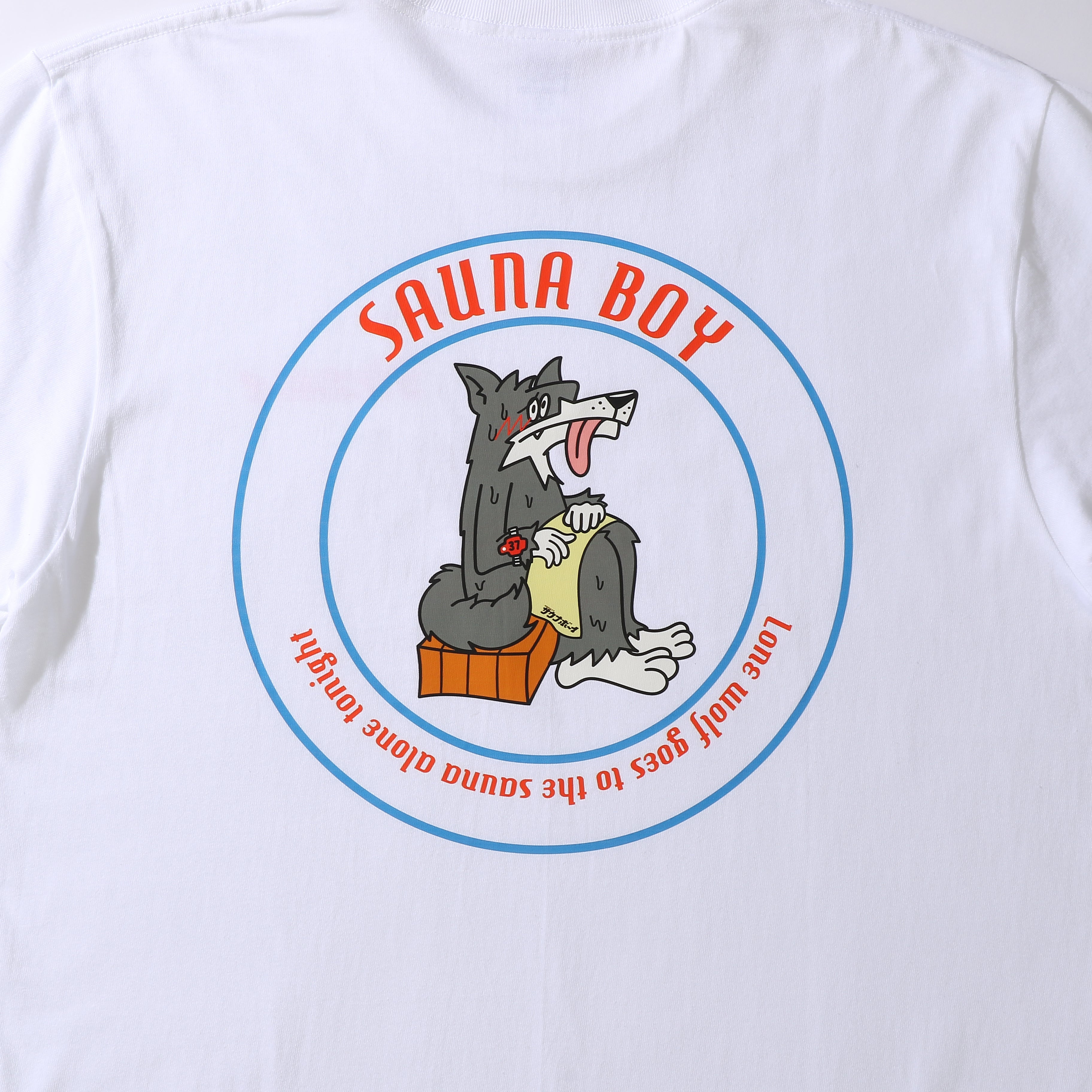 サウナオオカミ 長袖Tシャツ