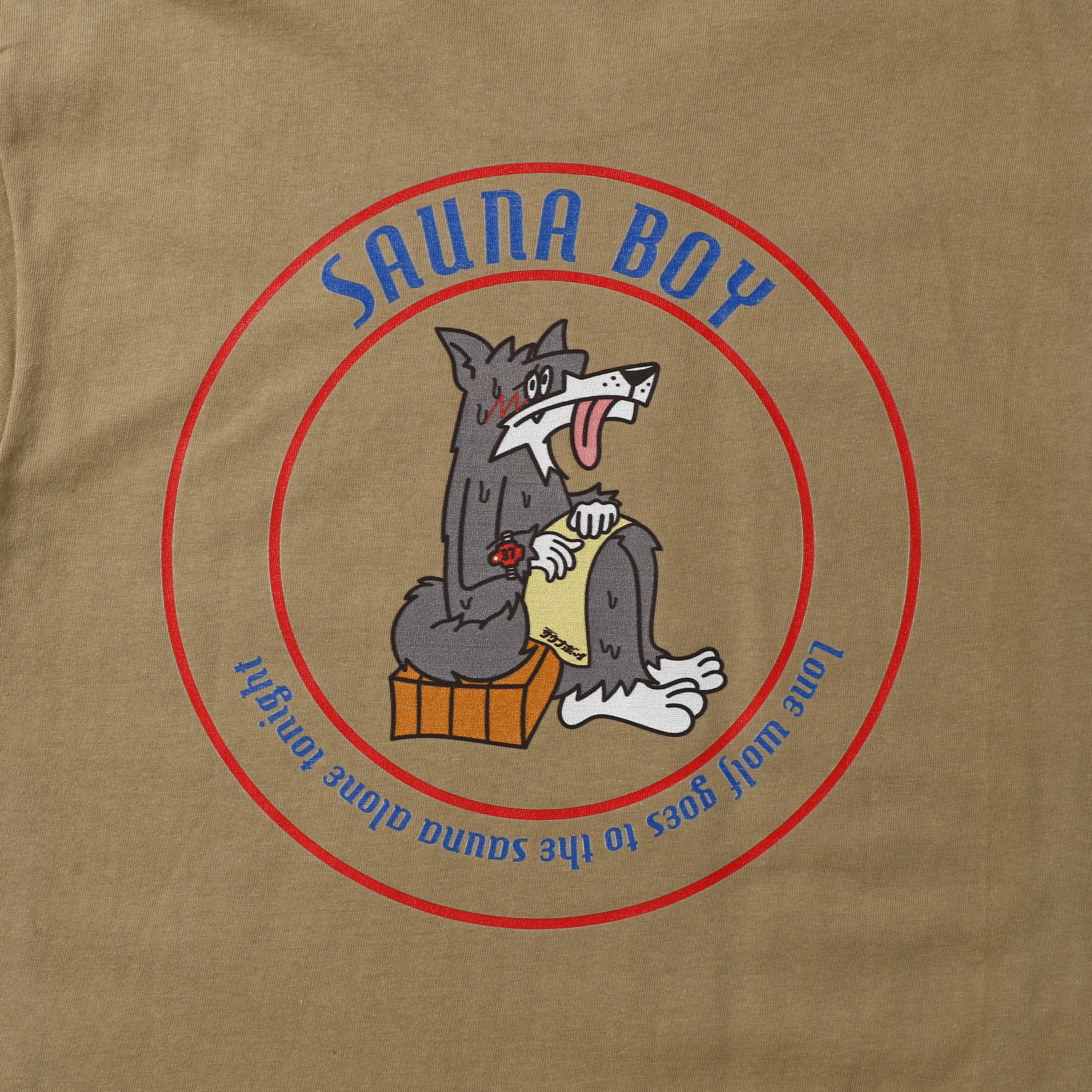 サウナオオカミ 半袖Tシャツ