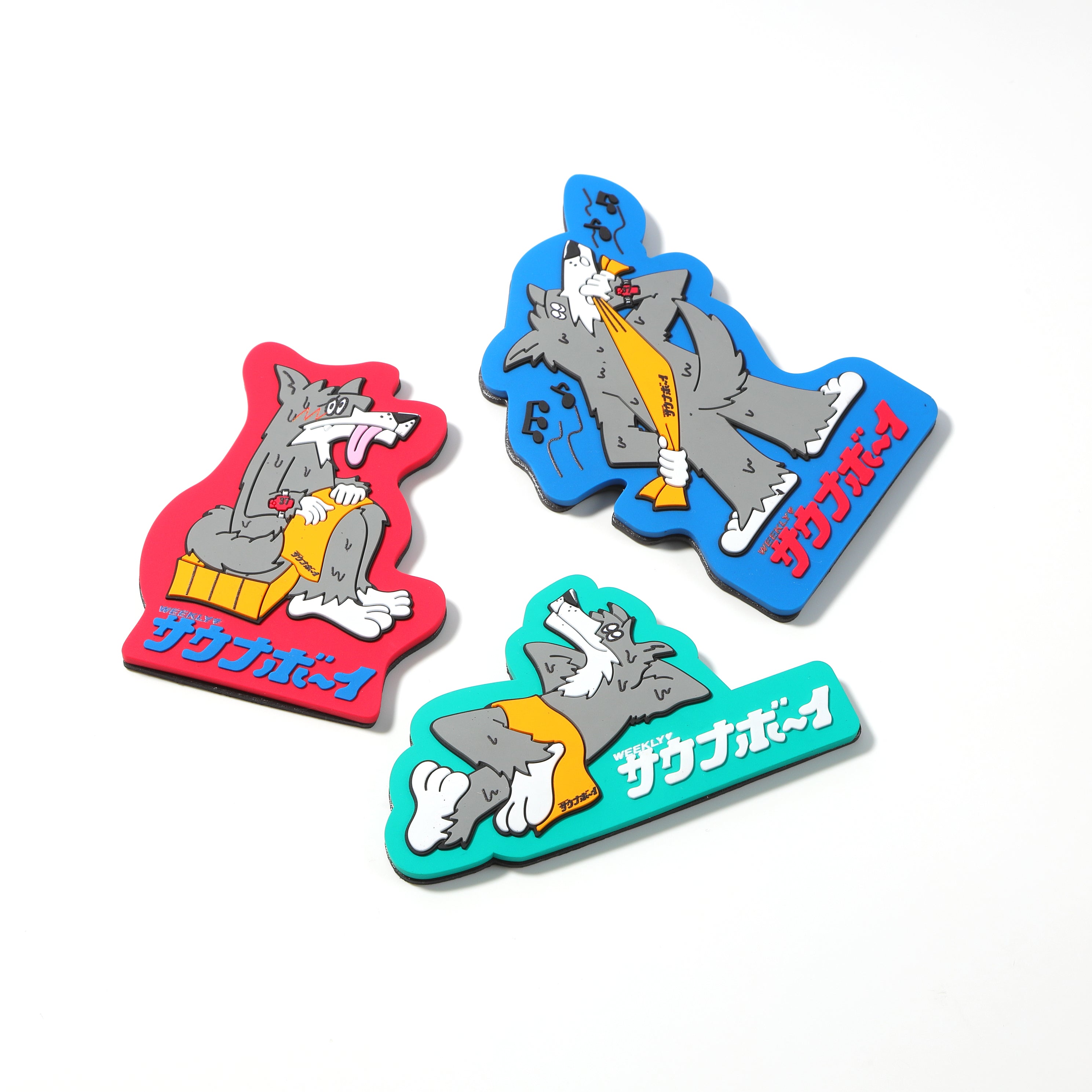 サウナオオカミラバーマグネット