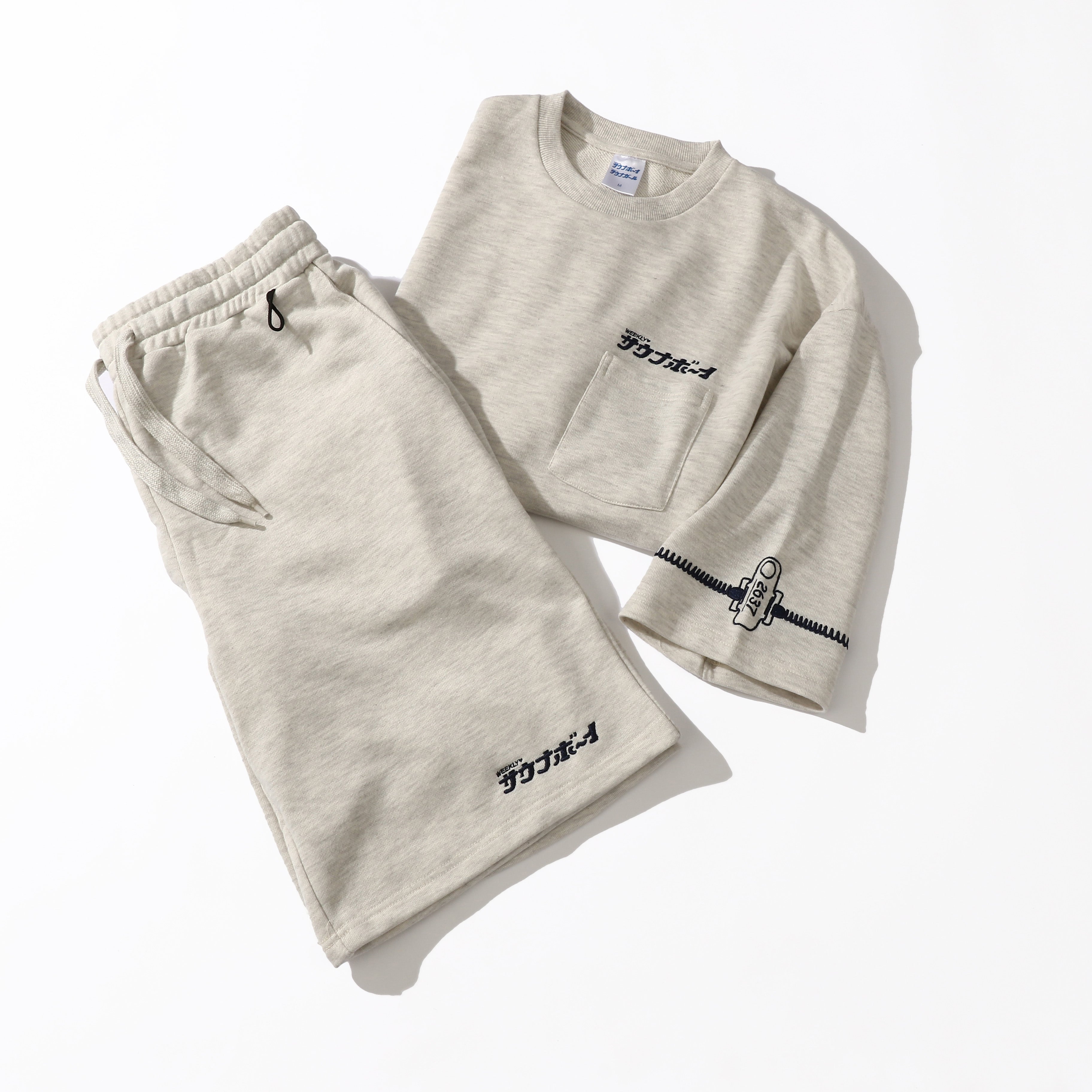 LOCKER KEY S/S SWEAT SET UP