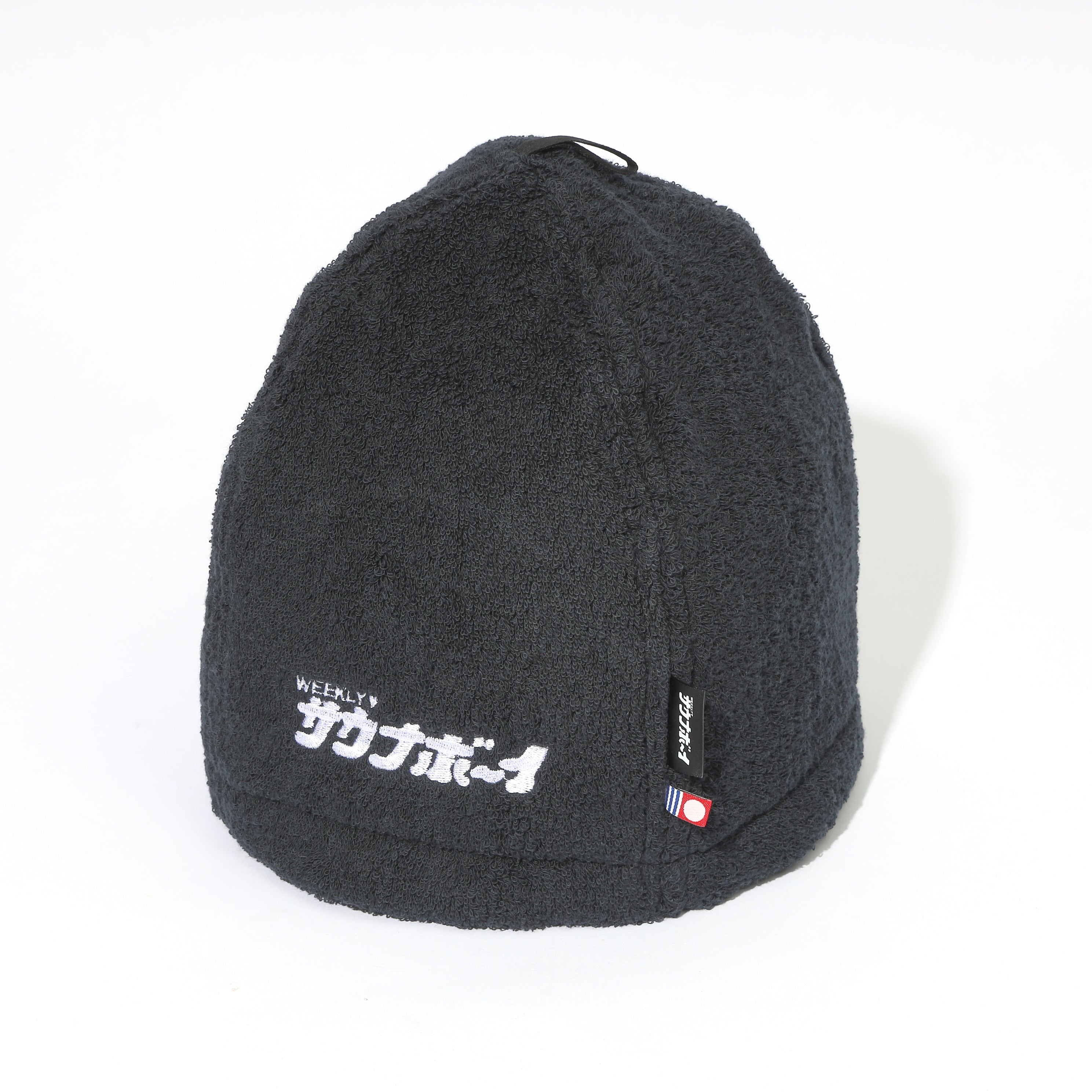 ロゴ入りゆったり今治産タオルサウナハット（抗菌仕様）