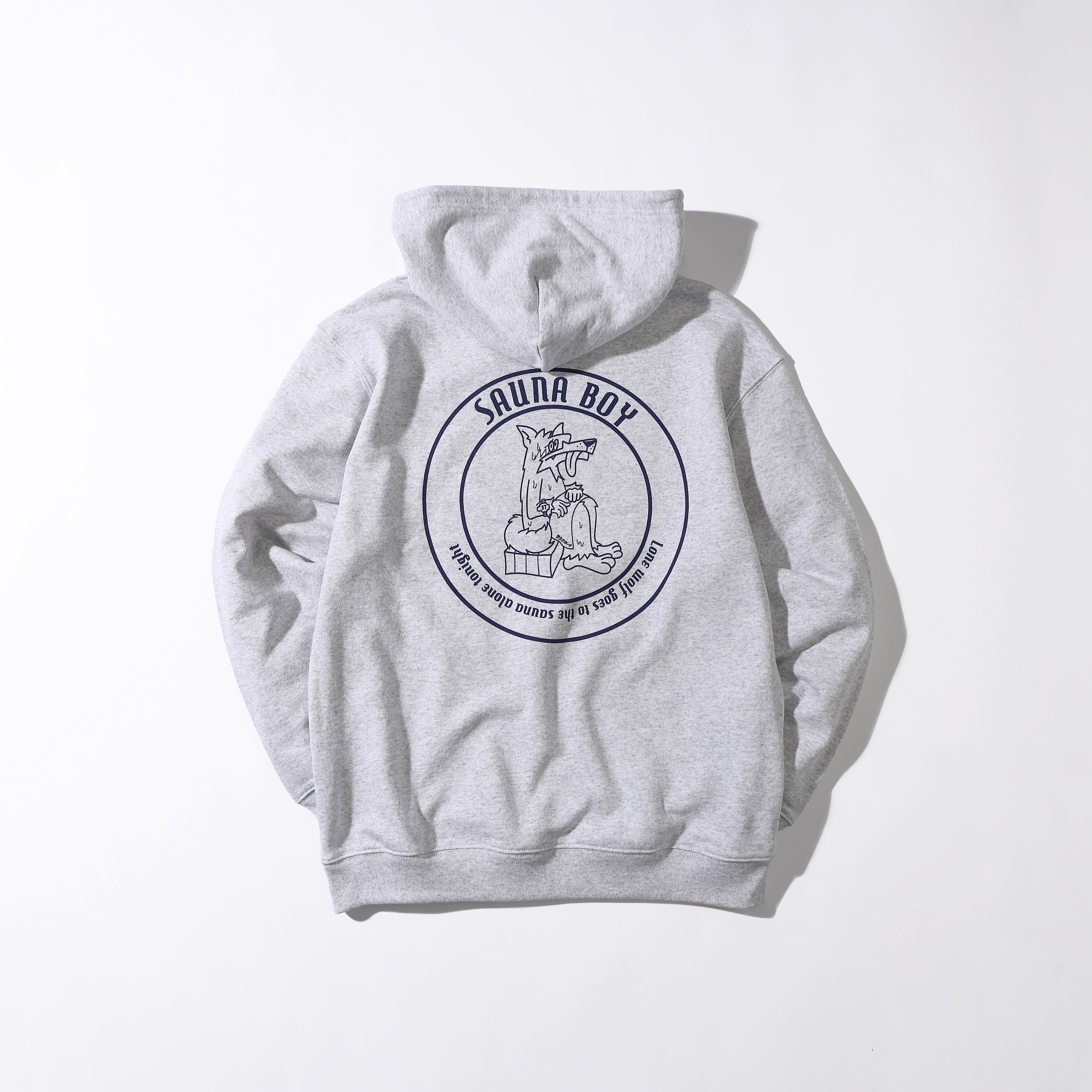 サウナオオカミスウェットパーカー