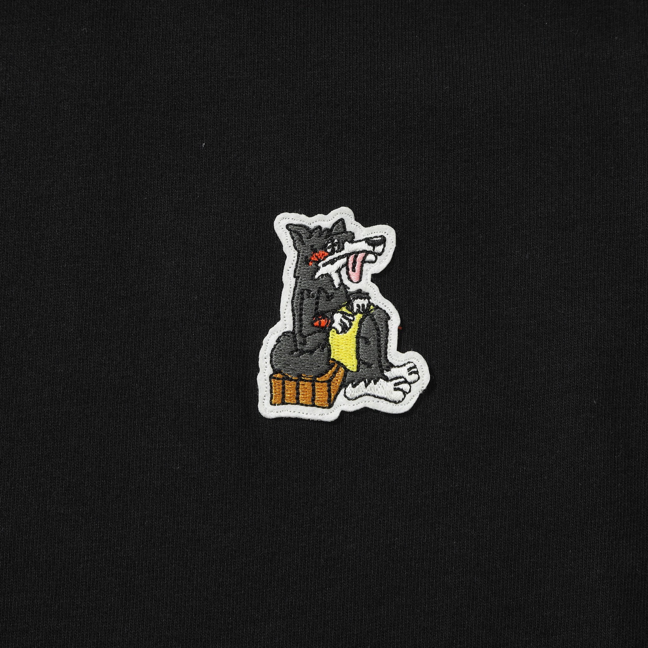 サウナオオカミ ワッペン 半袖Tシャツ