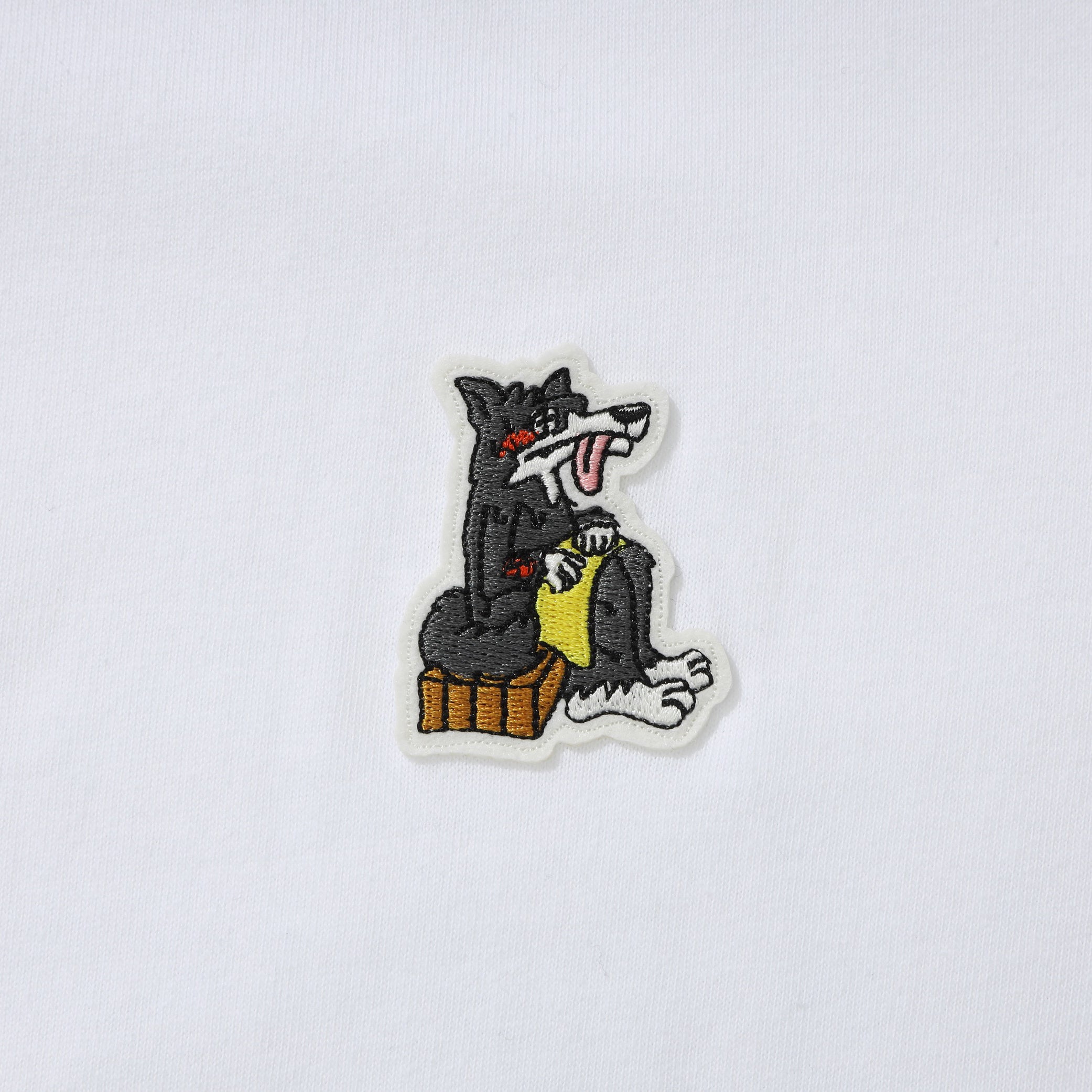 サウナオオカミ ワッペン 半袖Tシャツ