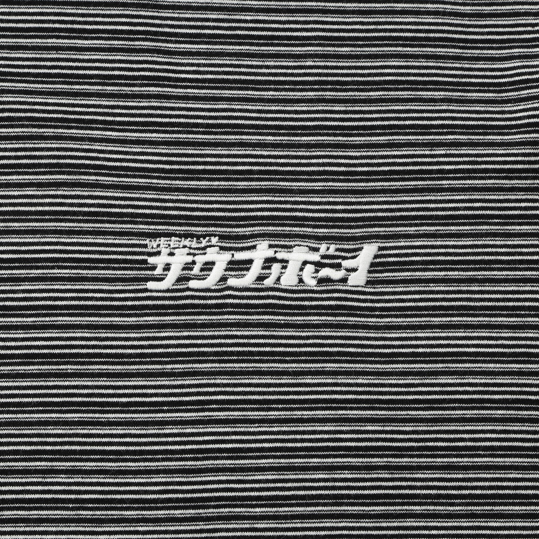 【セール】ロゴ ボーダー半袖ビッグシルエットTシャツ