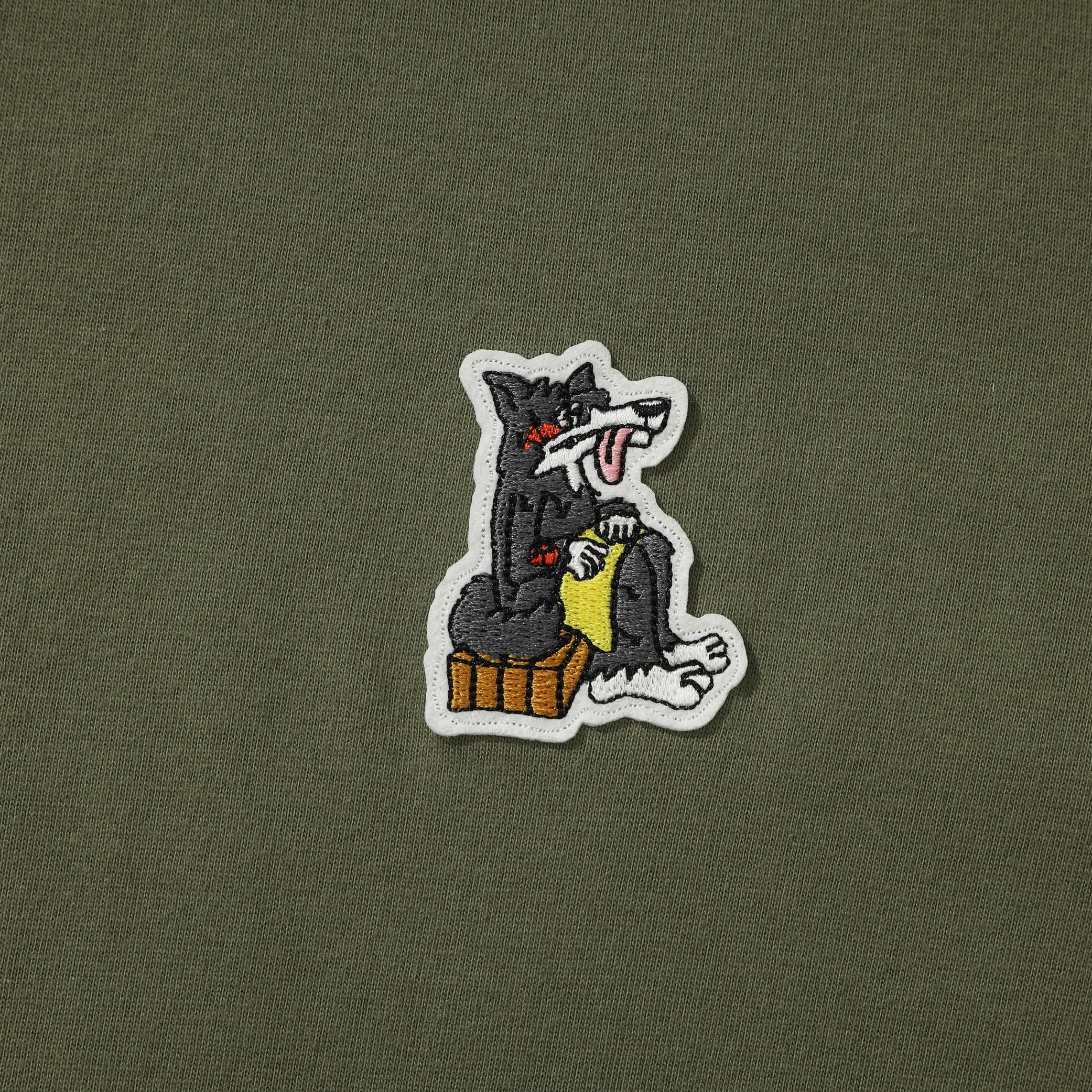 サウナオオカミ ワッペン 半袖Tシャツ