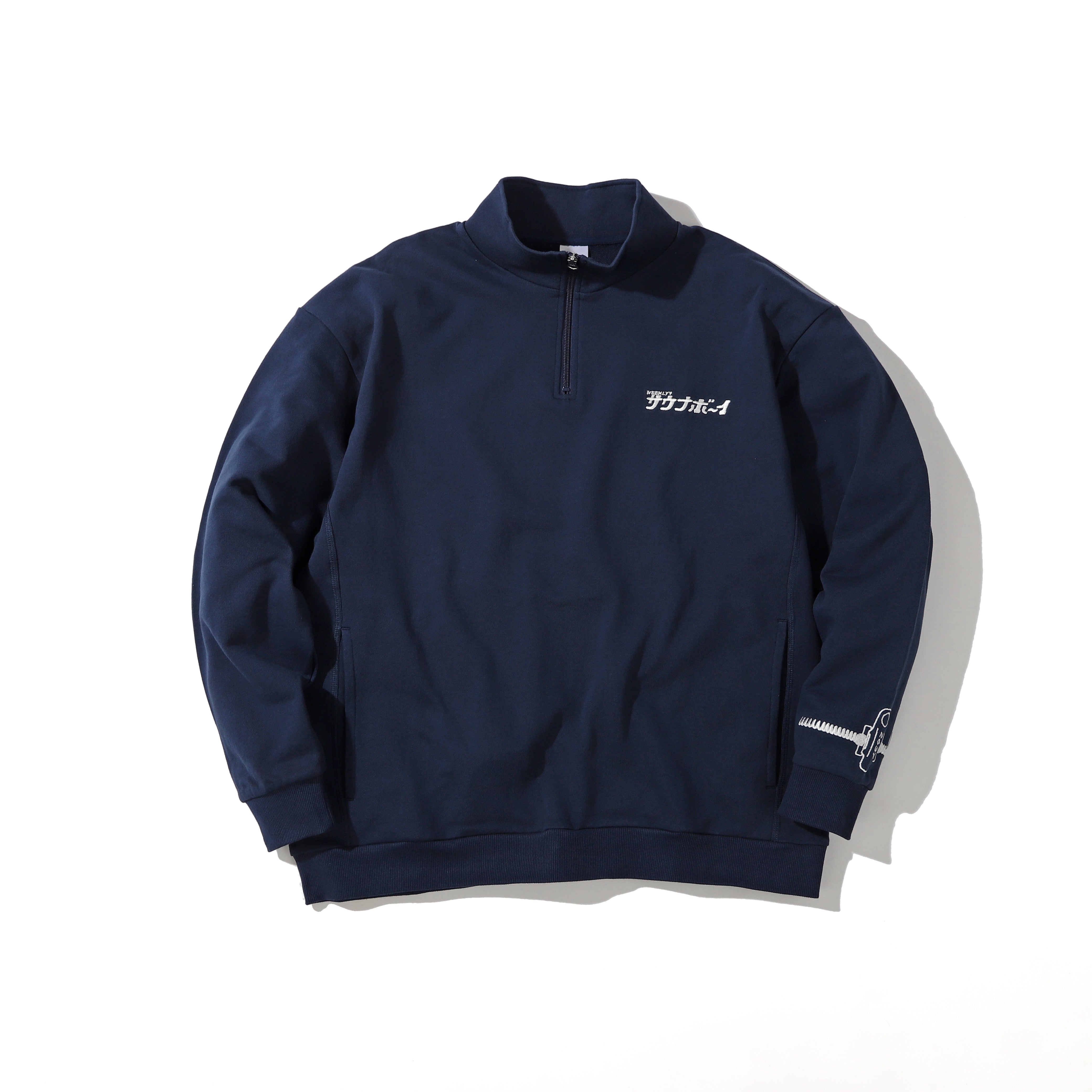 SAUNABOY LOCKER KEY SWEAT HALF ZIP