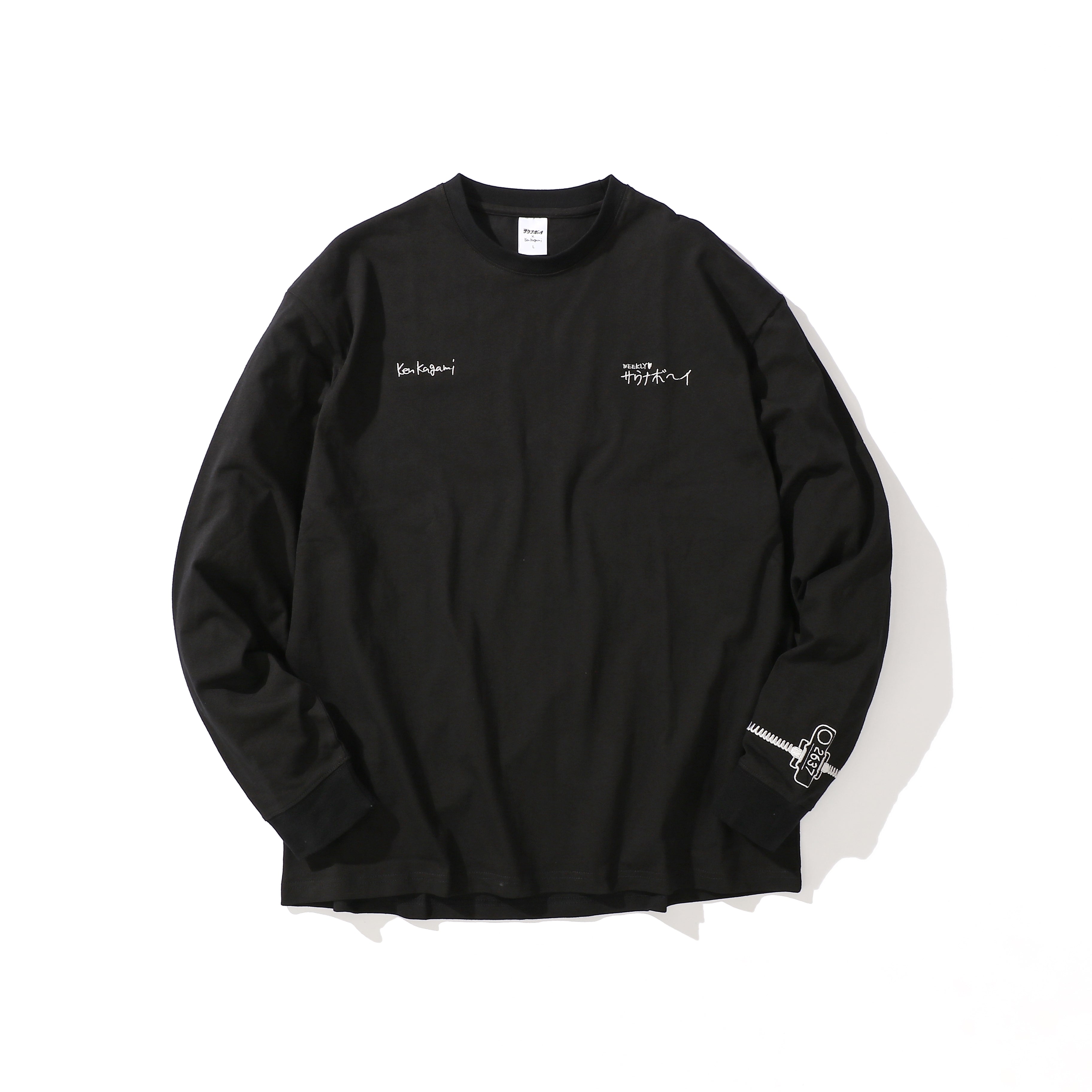 ken kagami×SAUNABOY LOCKER KEY L/S Tee